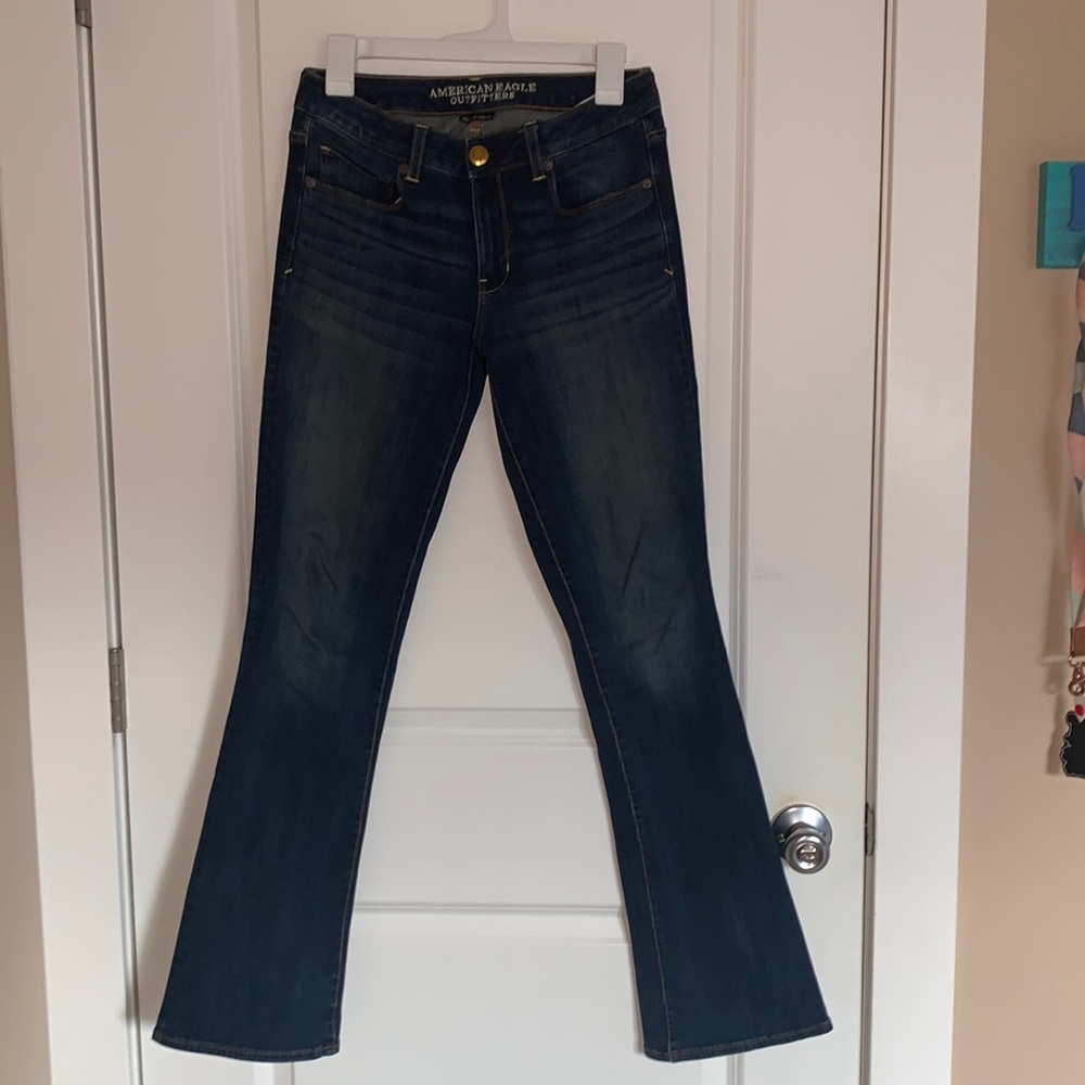 Rarely worn bootcut jeans. Stretchy material
